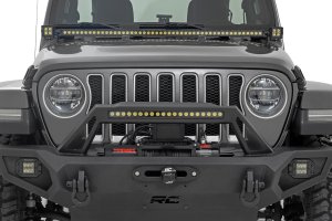 Jeep Wrangler JL Hood Protector - Front - Rough Country - '18-'25 Jeep Wrangler JL Hood Protector - Front - Rough Country - '18-'25